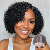 Perruque De Cheveux Humains En Dentelle Avec Fermeture Profonde Et Bouclée Sans Colle 5x5