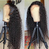 13x4 HD Lace Frontale Perruque Deep curly 4C Edges Noir naturel Cheveux Humains