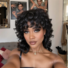 Design limité Perruque Mulet Wavy Sans Colle Wear Go Cheveux Humains