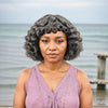 Perruque Bob Noire Bouncy Wave Roll Avec Vagues Bnags Pour Femme Noire