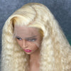 LinktoHair Deep Wave Blonde #613 Frontal Lace 100% perruque de cheveux humains