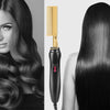 Peigne À Friser Électrique Domestique Frange De Cheveux Lisses Peigne En Cuivre À Double Usage Sec Et Humide Fer À Friser Pour Cheveux Lisses