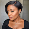 Perruque frontale en dentelle C coupe Pixie 5x5 Boss Look 100 % cheveux humains