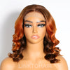 Chic Ombre Brown | 5x5 Lace Glueless Short Loose Wave Wig