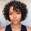 Linktohair Perruque Bob Ondulée Sans Colle Perruques Avant En Dentelle De Cheveux Humains