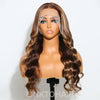 Perruque Lace Front Wig Body Wave Blonde Miel 13x4 Hd, Perruques Sans Colle