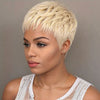 Bianca L'Épouse De Kanye Perruque Courte Blonde 613 Coupe Lutin Du Même Style