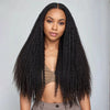 Dreadlock Style 5x5 fermeture dentelle sans colle perruque mi partie