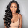 LinktoHair Loose Half Wave With Kinky Hairline 13x4 HD Lace Frontal 100% Human Hair Wig