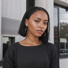 LinktoHair Coiffures tressées noires naturelles Bob Wigs Micro Twists sénégalais