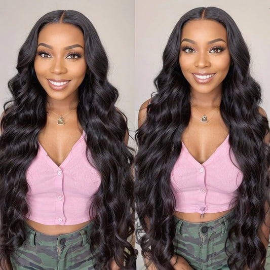 5x5 HD Perruque Sans Colle Wear Go Body Wave 100% Cheveux Humains