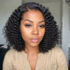 Perruque courte Bob avec fermeture en dentelle 5x5 Deep Wave de LinktoHair