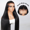 Linktohair Perruque Pré-Tressée Droite 13x4 Dentelle Frontale Perruques 100% Cheveux Humains