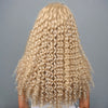 Ready Go#613 Perruque Blonde Ondulée Profonde Cheveux Longs Avec Frange Adapté Aux Débutants