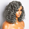 Perruque 100 % cheveux humains avec fermeture en dentelle HD 5x5 Loose Wave Salt And Pepper