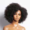 Perruque En Dentelle Minimaliste Sans Colle Rebondissante Afro Curl Avec Partie Latérale
