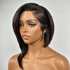Perruque 13x4 Lace Front Wig  Bob asymétrique superposé avec côté rasé